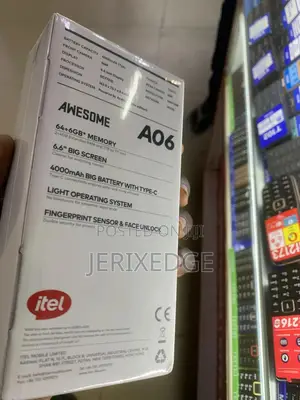 New Itel A06 64 GB White