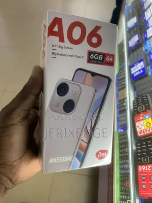New Itel A06 64 GB White