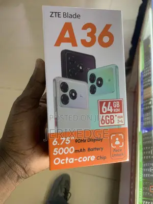 New ZTE Blade A36 64 GB Black
