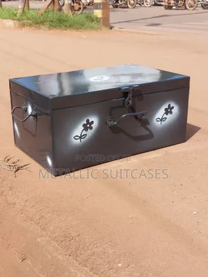 Medium Metallic Suitcase