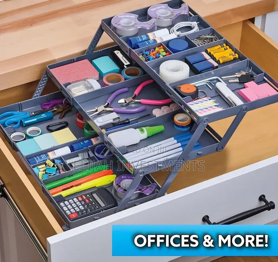 3-Tier Smart Drawer Organizer