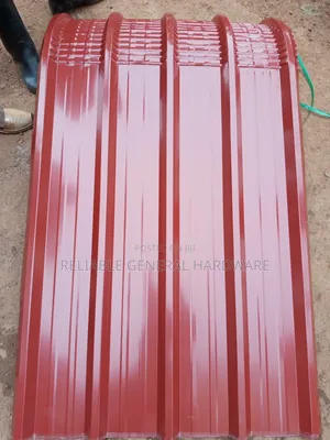 Bullnose Curved Iron Sheets Red G.30 1.8x1meter