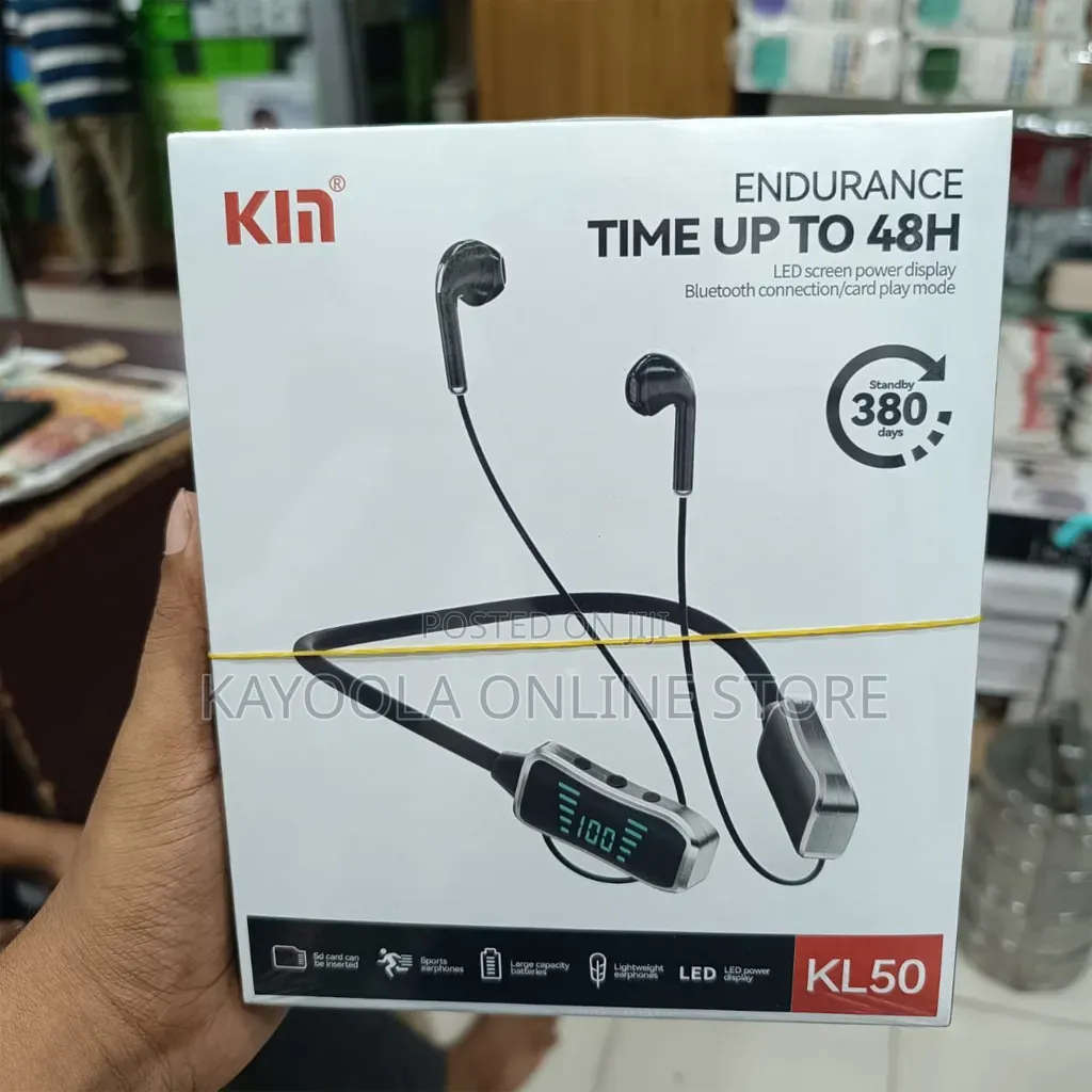 Kl50 Wireless Neckband Earphones