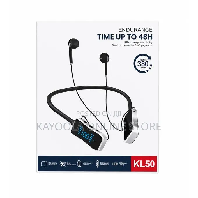Kl50 Wireless Neckband Earphones