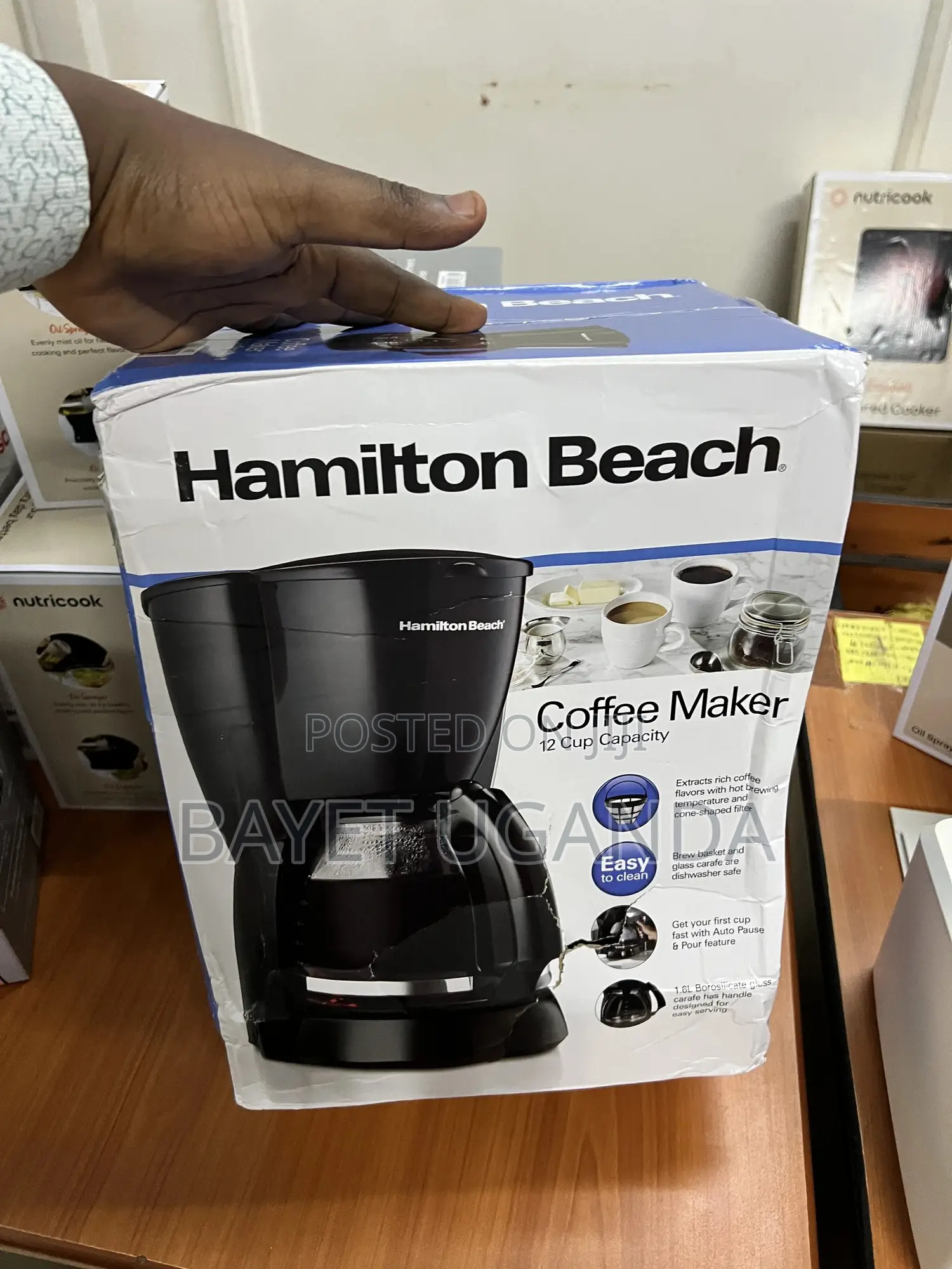 Hamilton Beach 12-Cup Drip Reusable Filter Coffee Maker