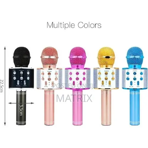 Kids Wireless Bluetooth Karaoke Microphone, Microphone Toys Gifts
