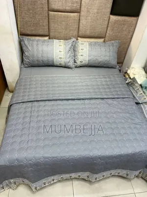 Lavender Quilted Bedspread