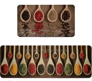Anti Slip Rubber 2piece Kitchen Mats