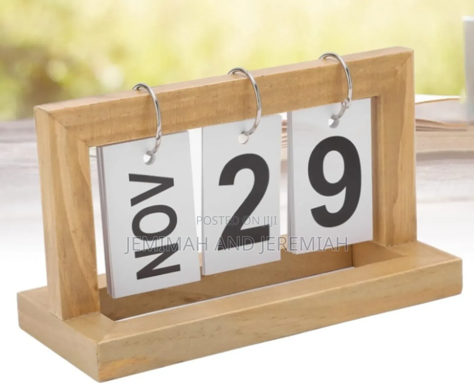 Wooden Crafted Timeless Calender