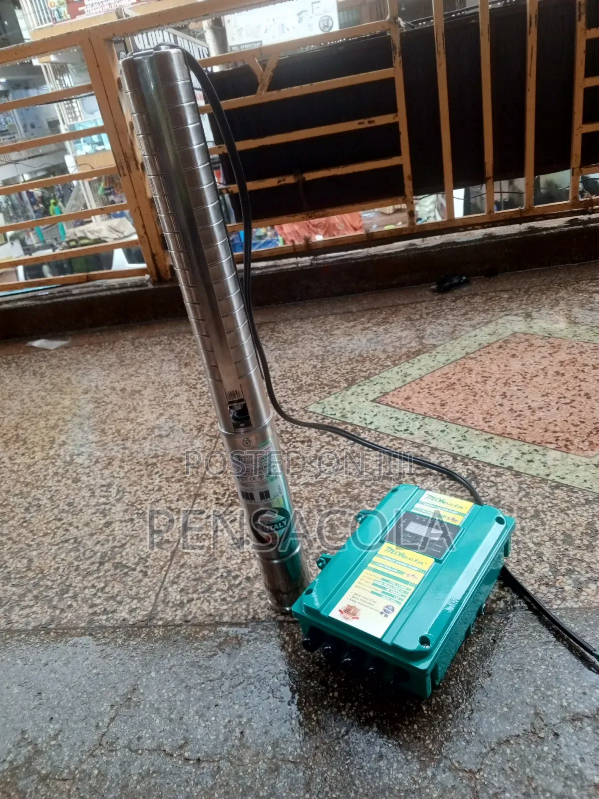 120m Hybrid Water Pump ( Both Solar and Electric) 1100w