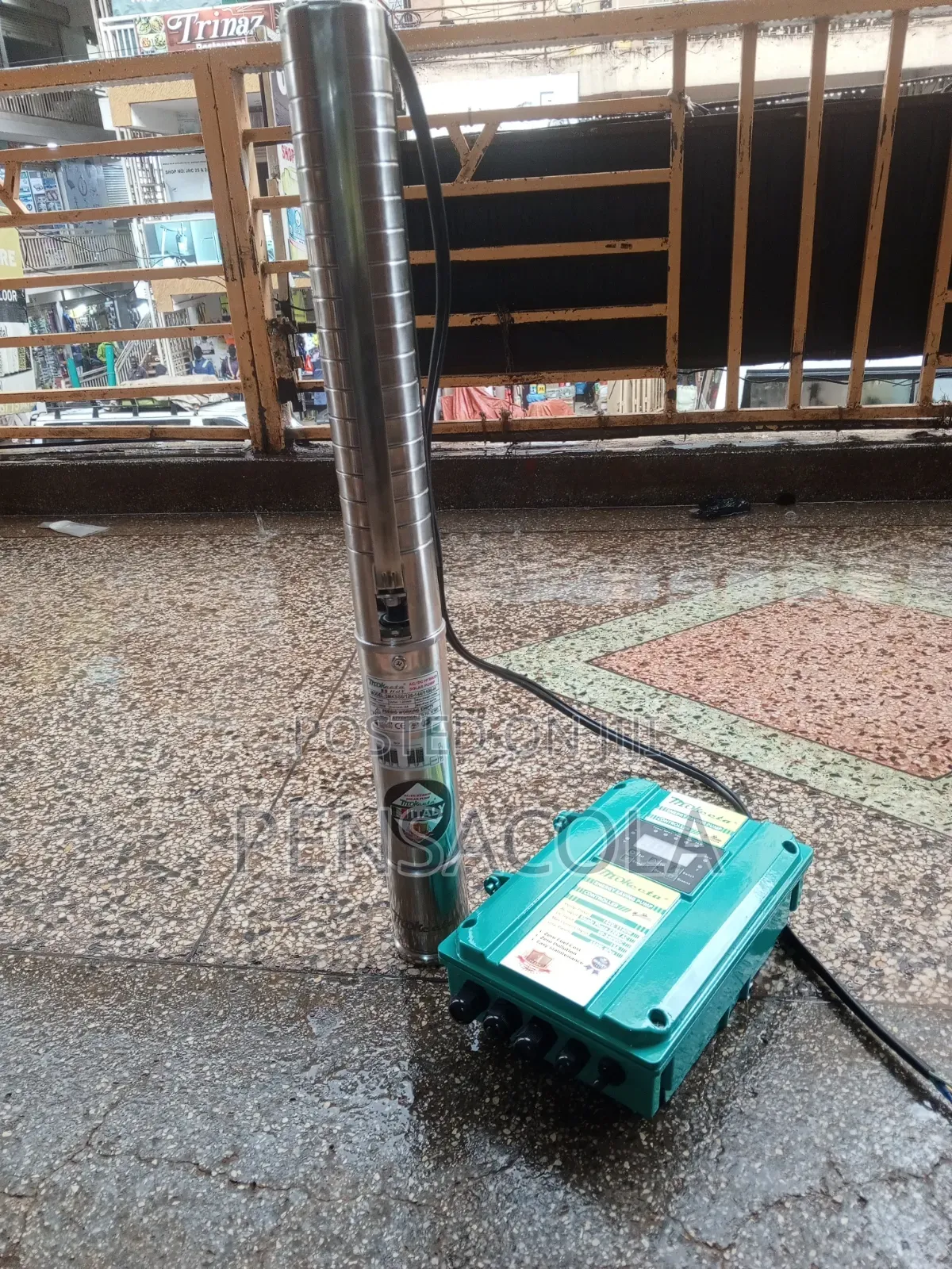 120m Hybrid Water Pump ( Both Solar and Electric) 1100w