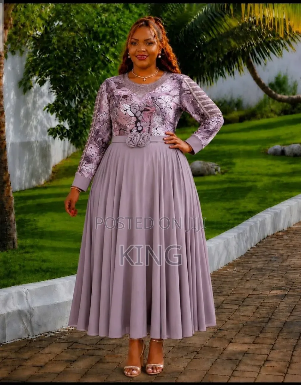 Floral Pleated Dress