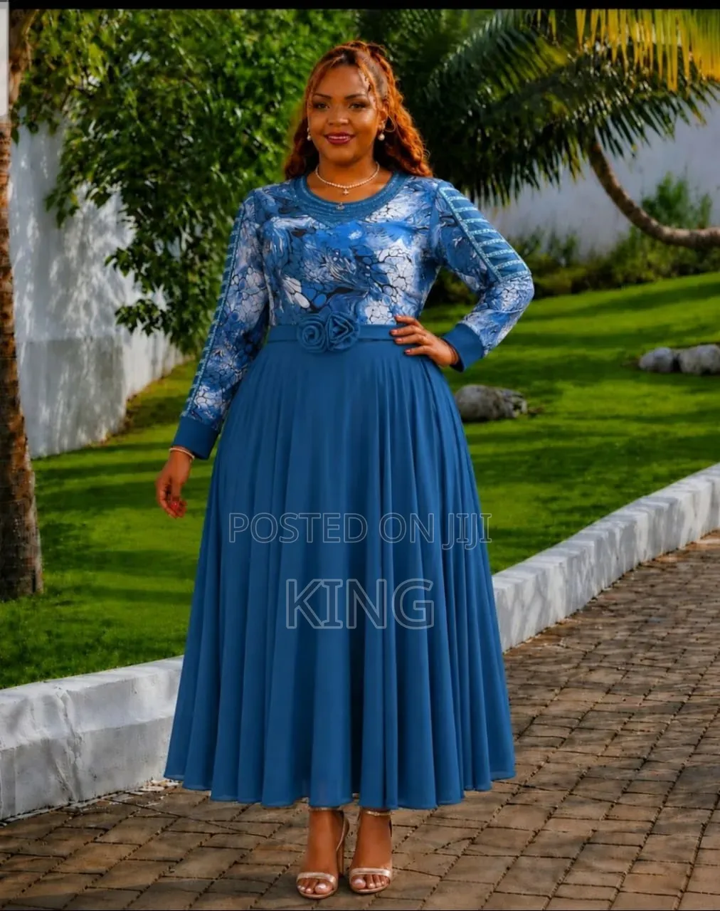 Floral Pleated Dress