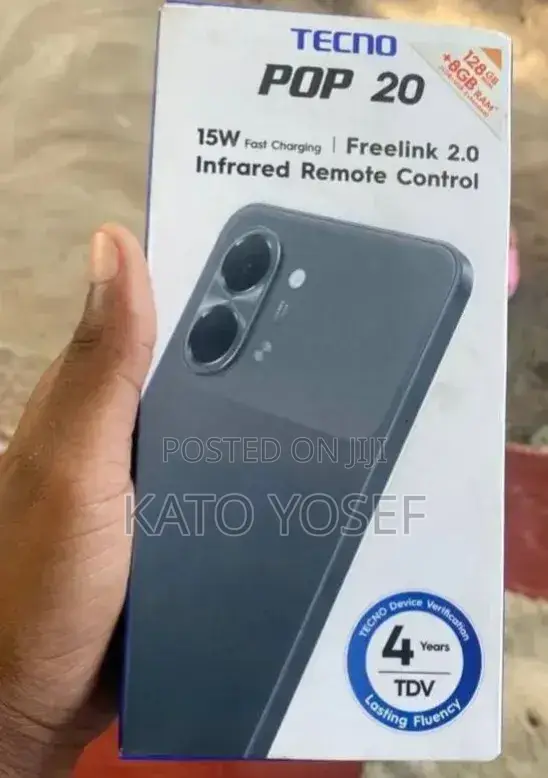 New Tecno Pop 20 128 GB Black