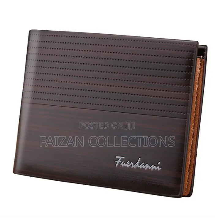Men's Leather Wallet. Coffee Brown