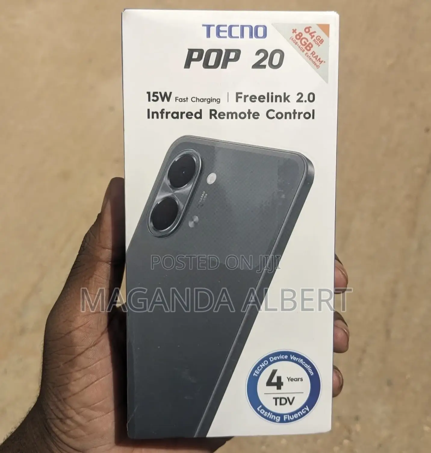 New Tecno Pop 20 128 GB Blue