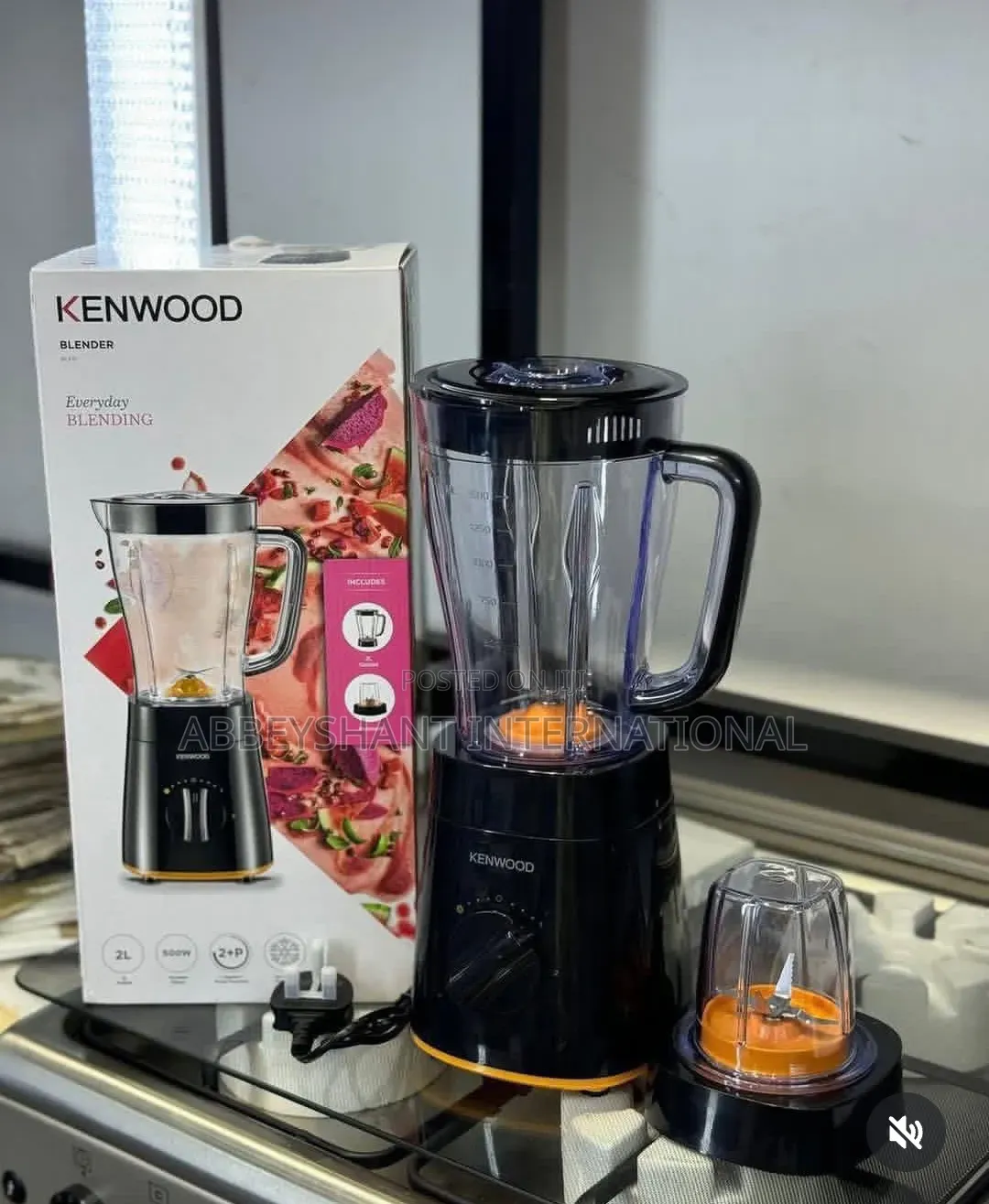 Kenwood 3-in-1 Blender Stainless Steel Blades Kenwood Blender