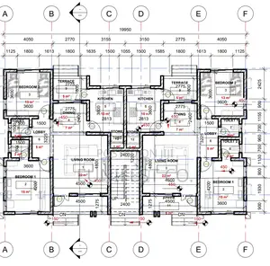 Proposed 4 Unit 2 Bedroom Apartment Building