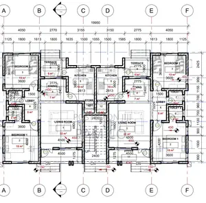 Proposed 4 Unit 2 Bedroom Apartment Building