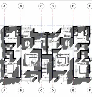 Proposed 4 Unit 2 Bedroom Apartment Building