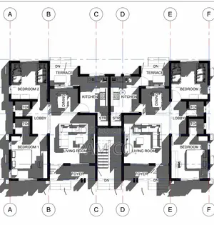 Proposed 4 Unit 2 Bedroom Apartment Building