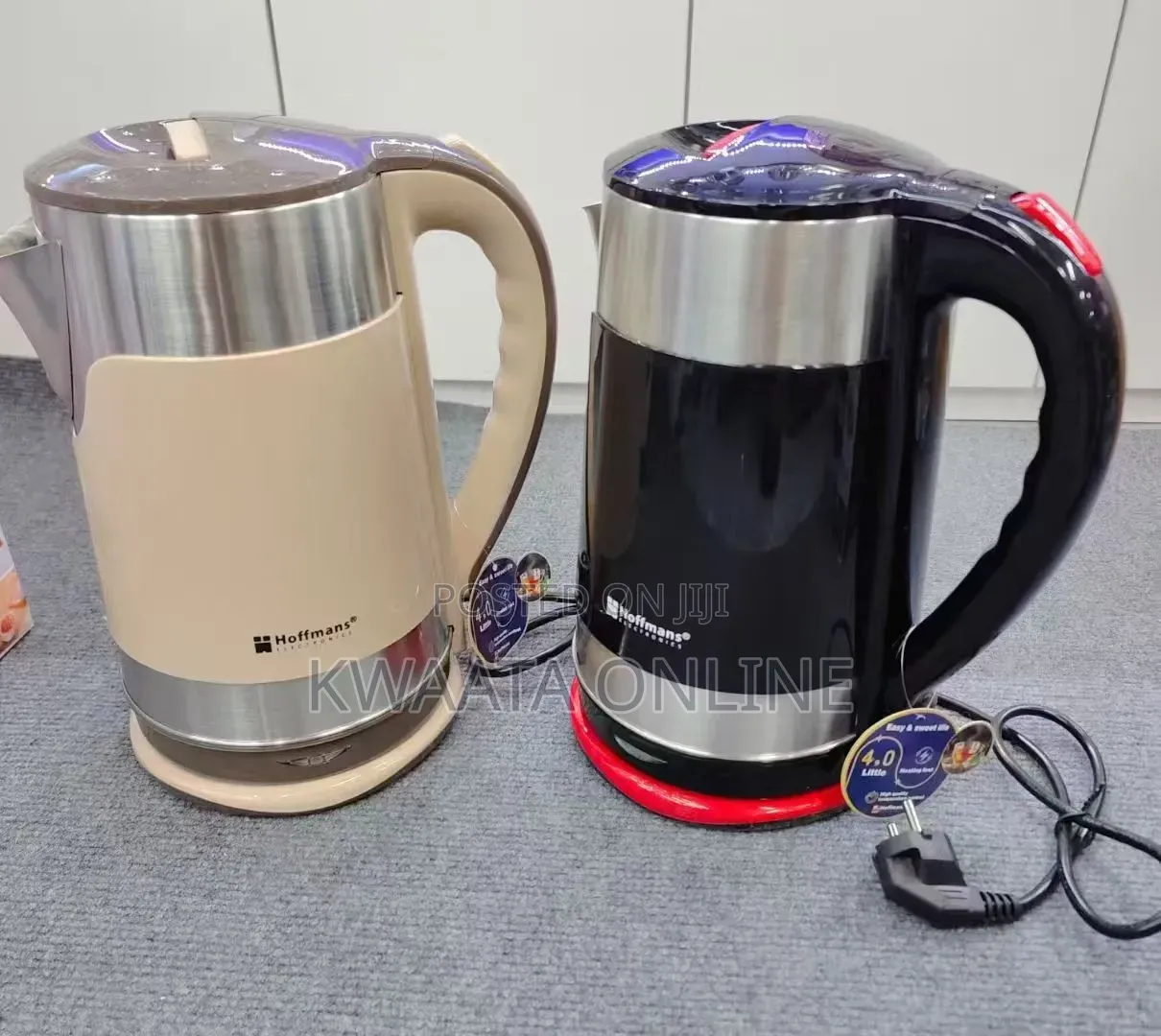 4l Hoffmans Hm-2553 Electric Kettle Double Wall