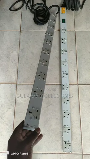 Uk Used Heavy-Duty Metal Power Extension Strips, 10 Ways.