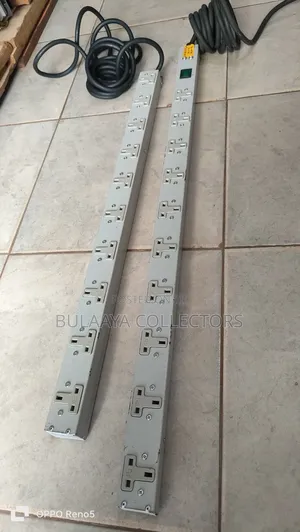 Uk Used Heavy-Duty Metal Power Extension Strips, 10 Ways.