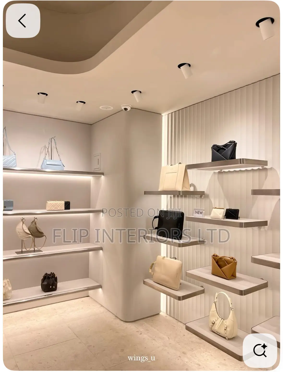 Shop Interior Design Fitting Services