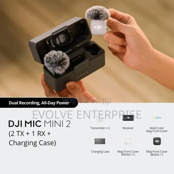 Dji Mic Mini 2 (2 Tx + 1 Rx + Charging Case)