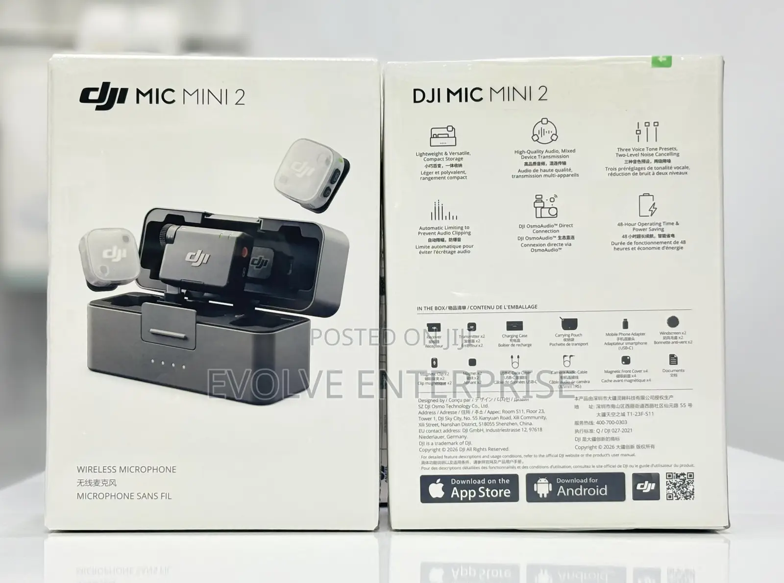 Dji Mic Mini 2 (2 Tx + 1 Rx + Charging Case)