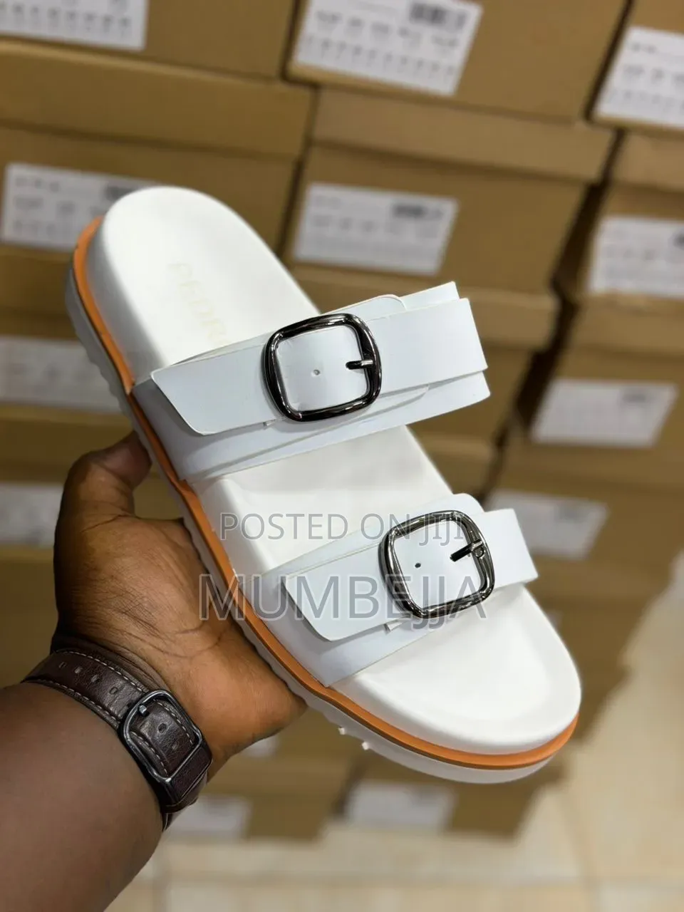 Pedro Double Strap Platform Sandals