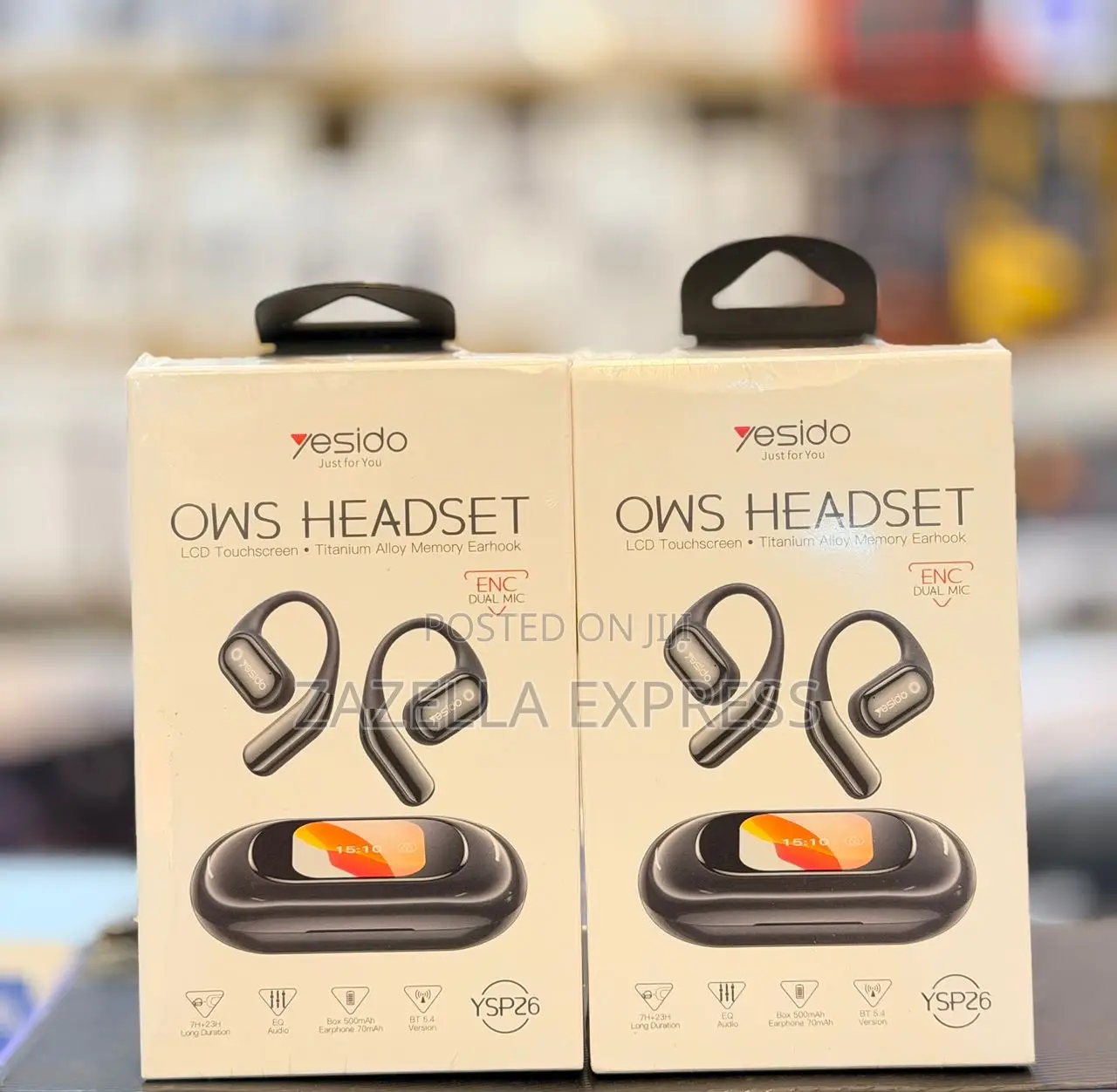 Yesido Open Ear Bt5.4 Open Acoustic Design Wireless Headphone