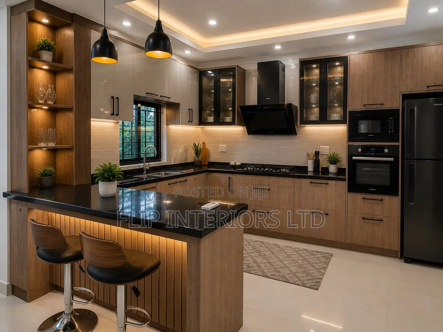 Modern Kitchen Furnishing Installation
