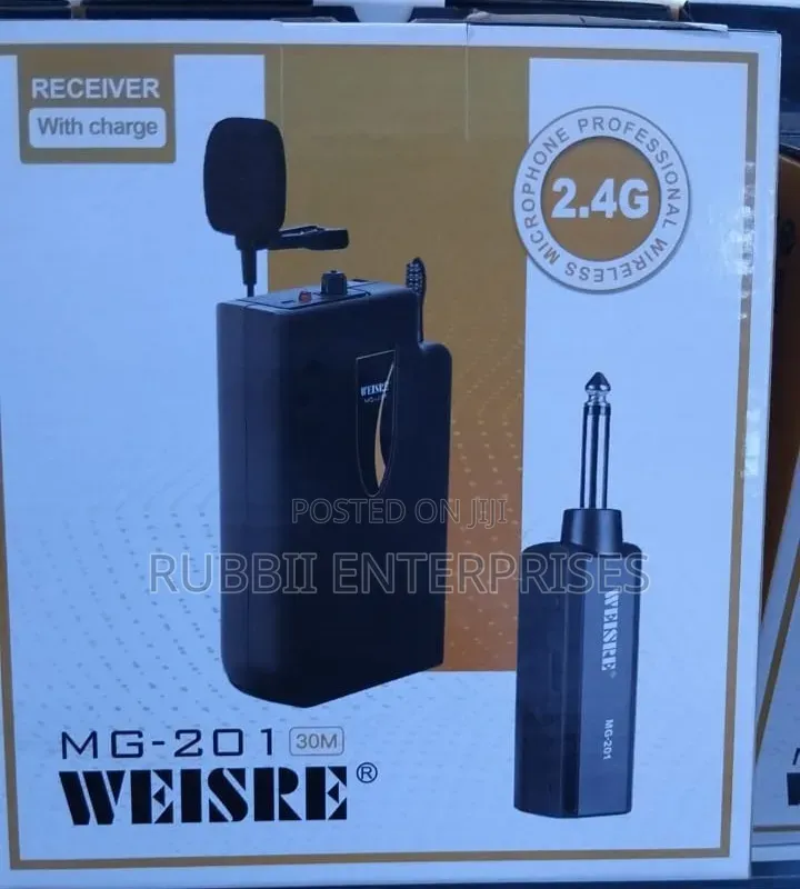 Professional Wireless Lavalier Microphone System.