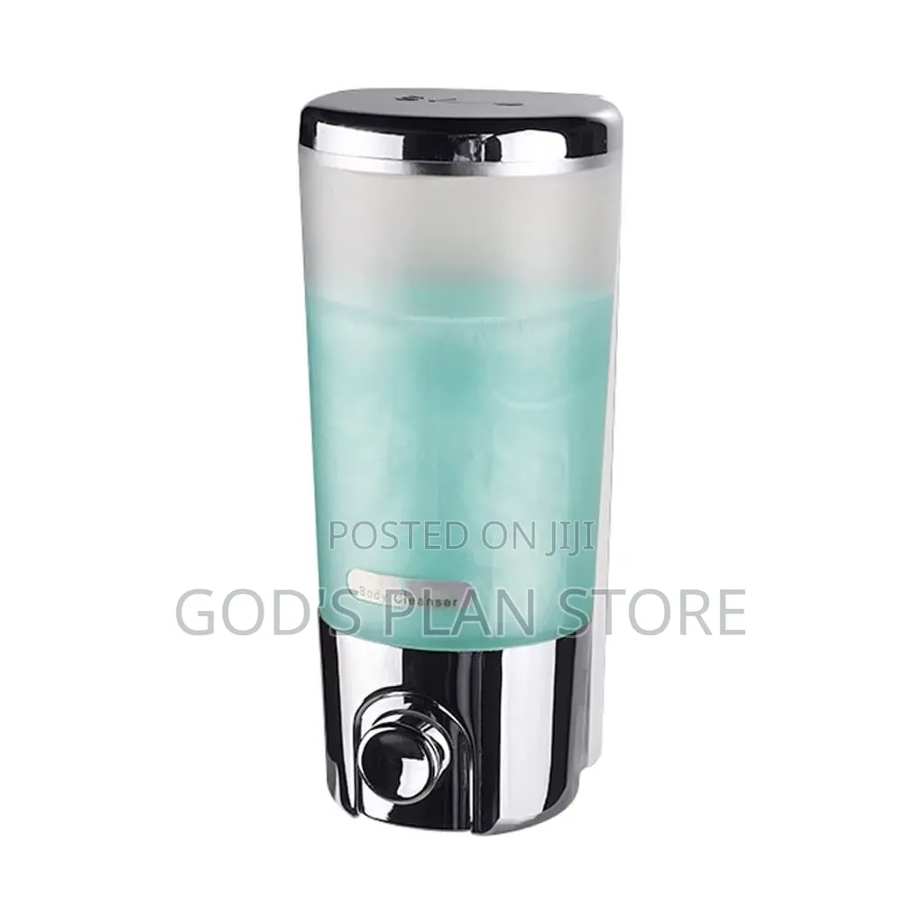 Plastic Mirror Finish Soap Dispenser Shower Lotion Gel Dispenser