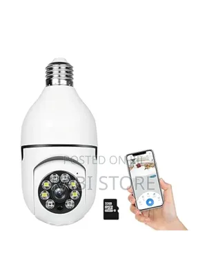 Universal 1080p Panoramic Bulb Camera Light Wifi