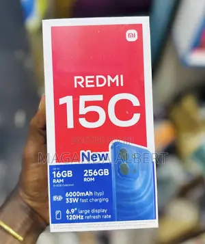 New Xiaomi Redmi 15C 4G 256 GB Black