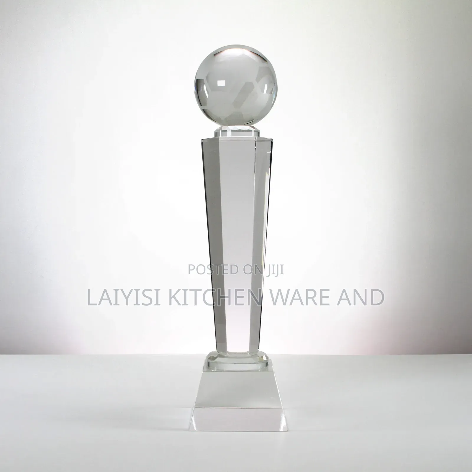 Crystal Glass Champions Award for Desktop Table Decoration Tournament