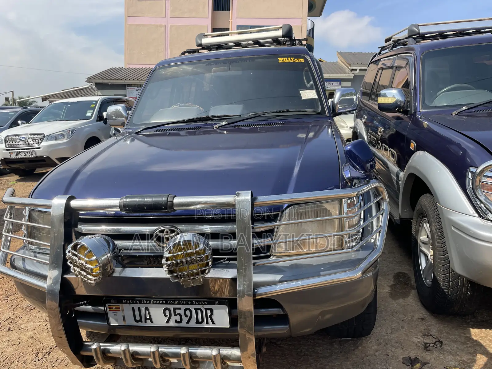 Toyota Land Cruiser Prado 2001 Blue