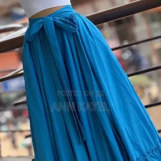 Bohemian Style Floral Print Maxi Skirt - Lightweight Fabric
