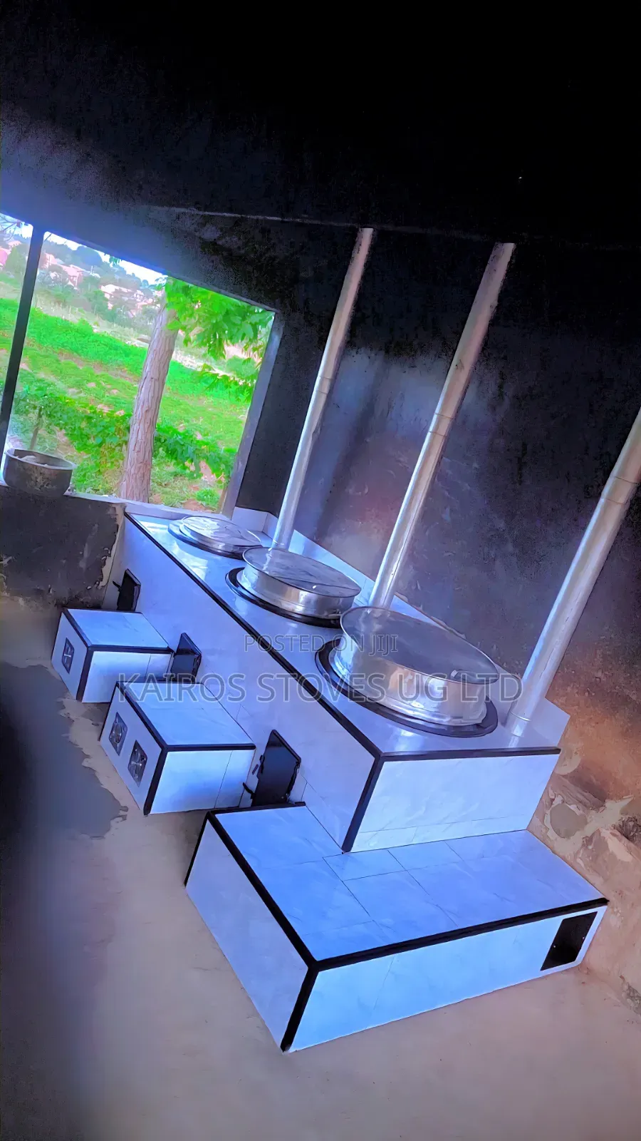 Modern Commercial Eco Stoves for Volcanic Rocks and Solar