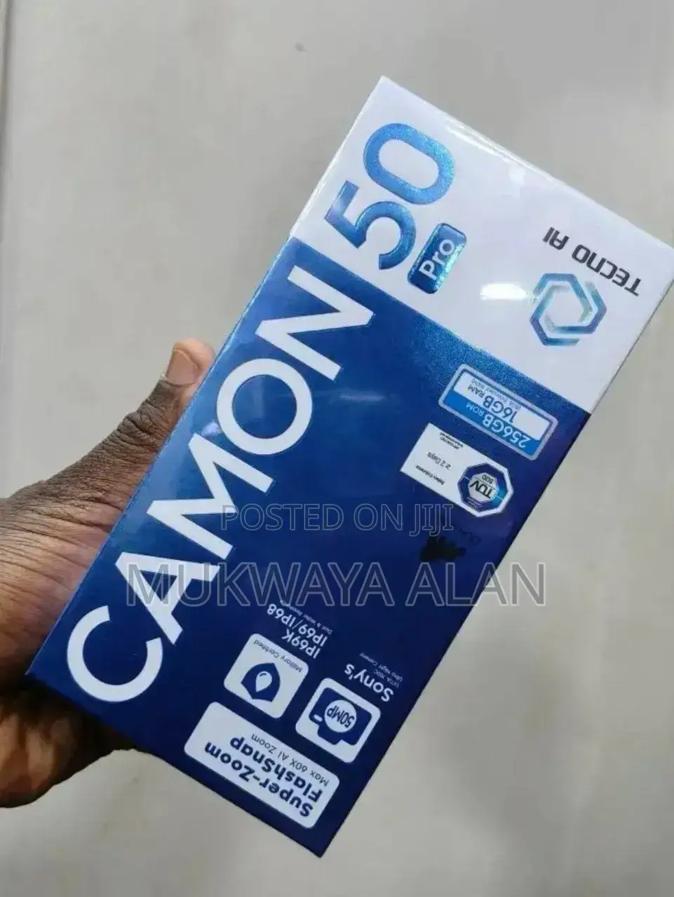 New Tecno Camon 50 Pro 256 GB Black