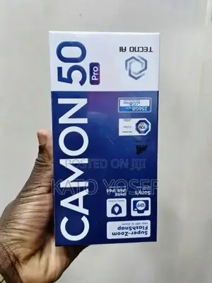 New Tecno Camon 50 Pro 256 GB Black