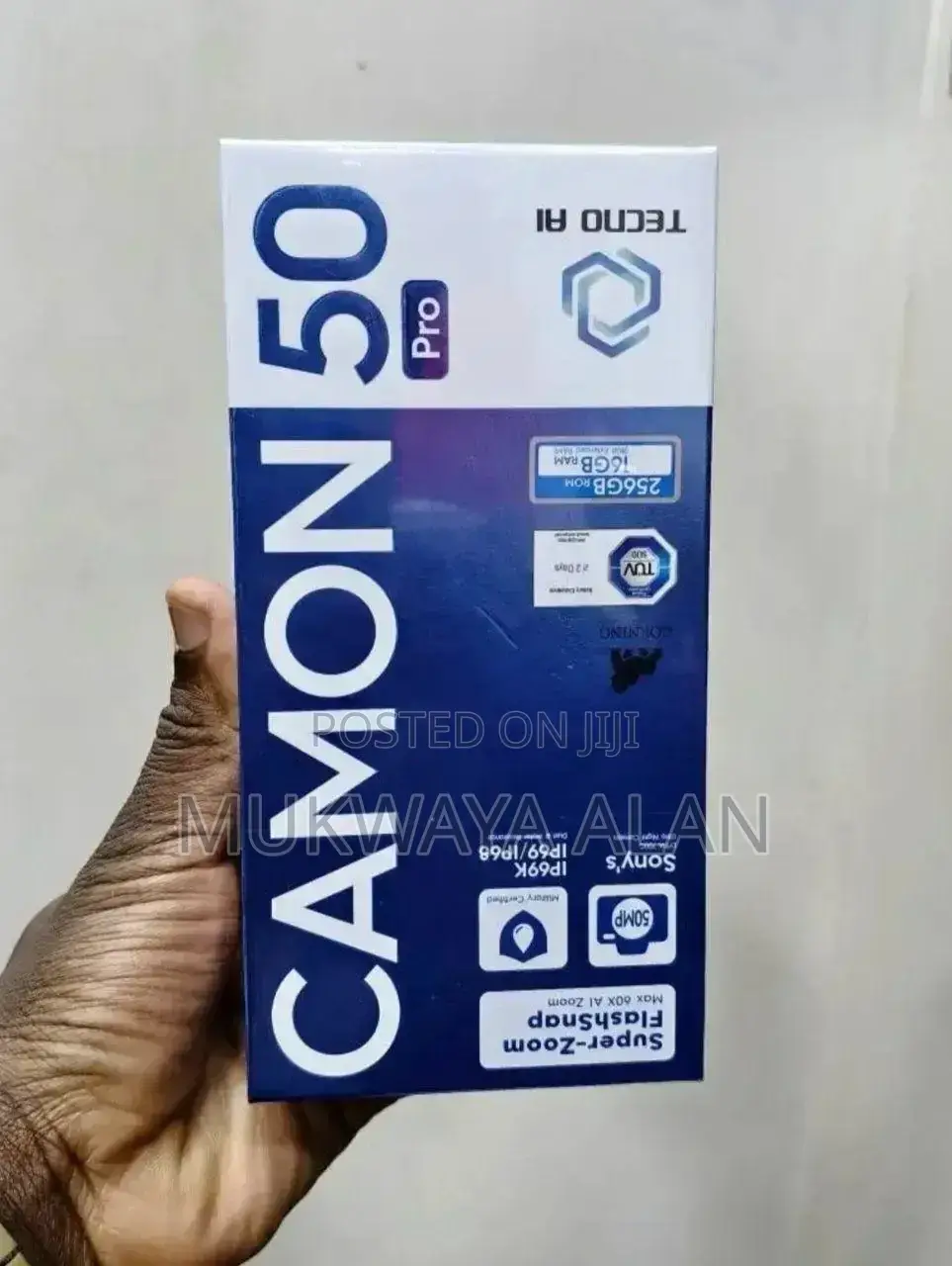 New Tecno Camon 50 Pro 256 GB Black