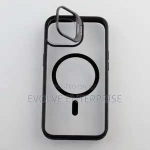 Magsafe Camera Glass Protection Silicone Case for iPhone 14 (Black)