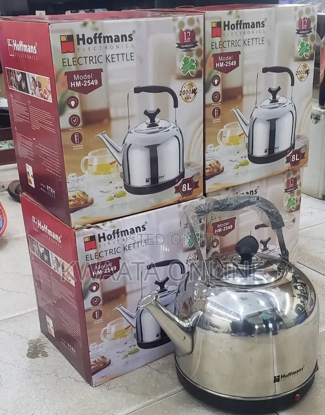 Hoffmans 8l Big Electric Kettle Hm-2549 – Efficient and Reliable