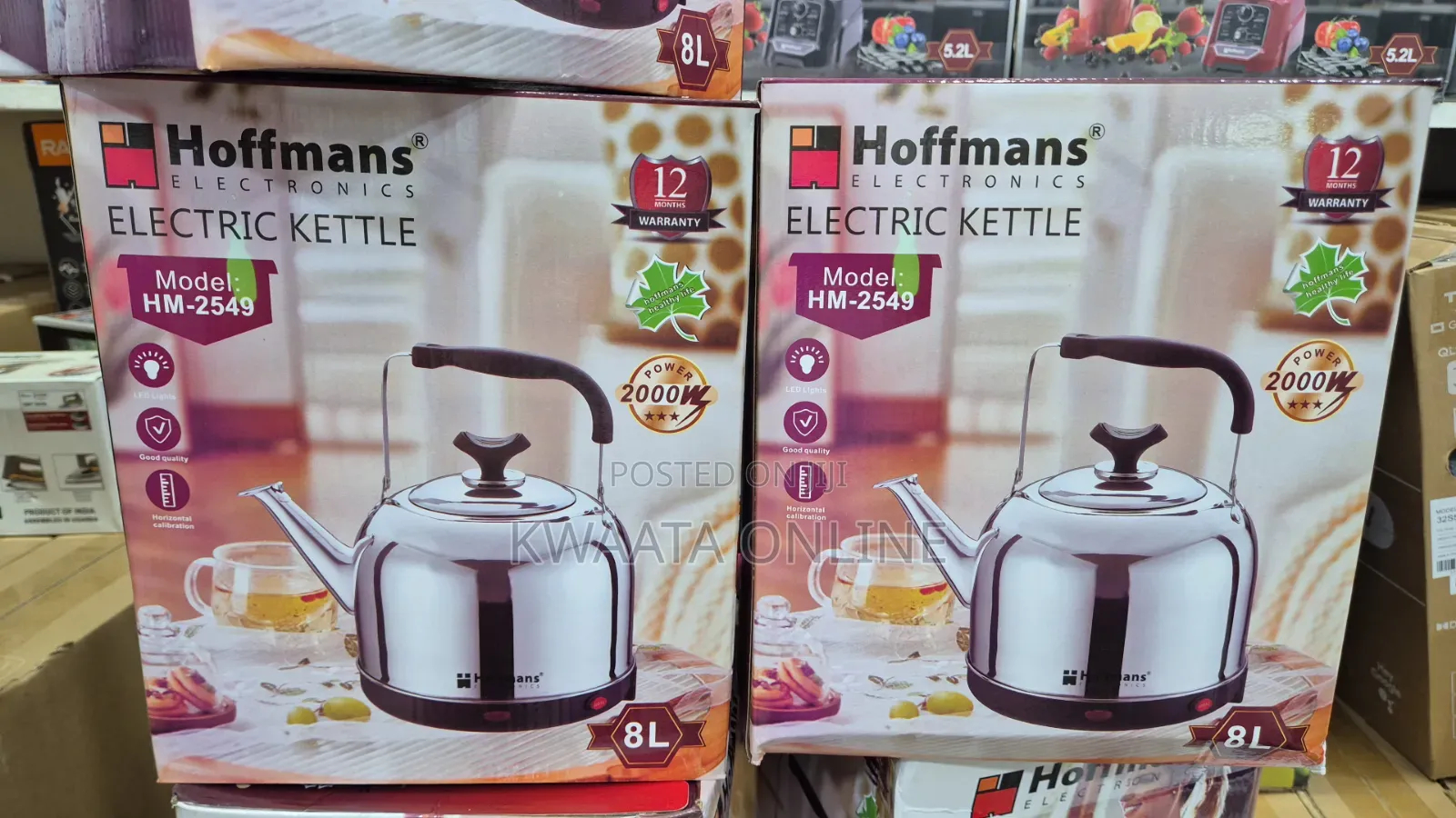 Hoffmans 8l Big Electric Kettle Hm-2549 – Efficient and Reliable