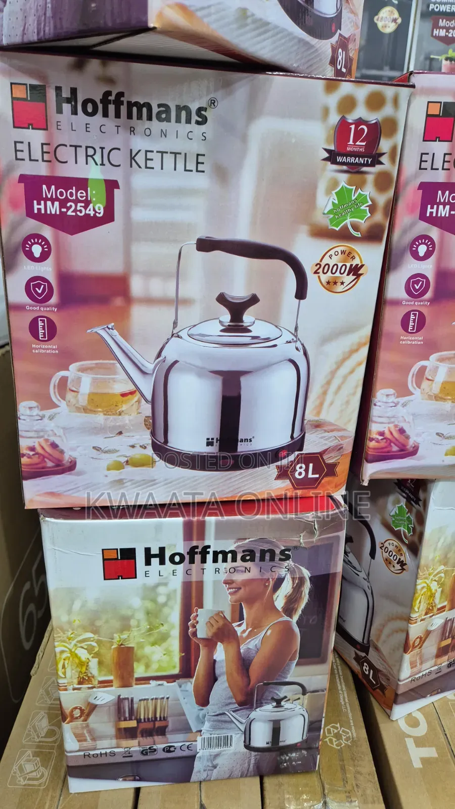 Hoffmans 8l Big Electric Kettle Hm-2549 – Efficient and Reliable