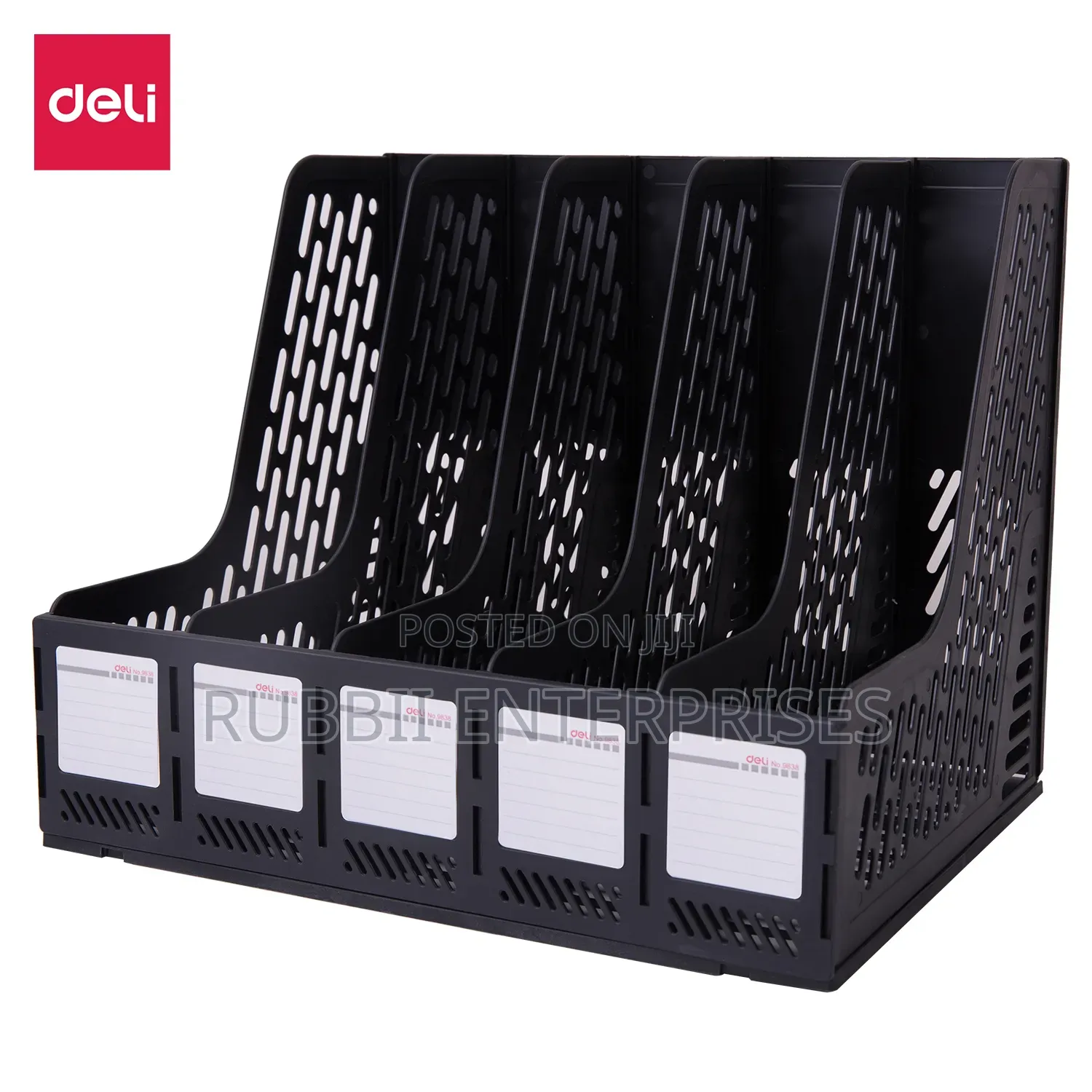 Magazine Holder 5 Compartment ~ Black